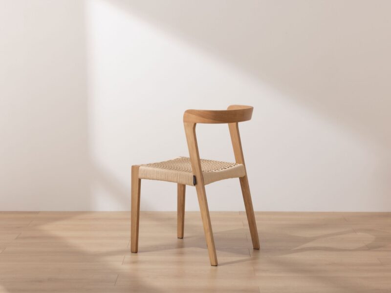 Grain and Frame - Natural Scandinavian Solid Oak Dining Chair - 4