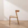 Grain and Frame - Natural Scandinavian Solid Oak Dining Chair - 5