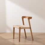 Grain and Frame Natural Scandinavian Solid Oak Dining Chair rev 002 6