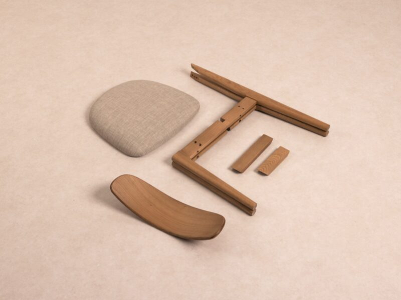 Grain and Frame - Assembly Instruction - Solid Oak Scandinavian Dining Chair