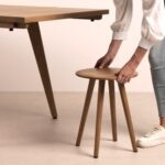 Grain and Frame Assembly Instruction Solid Oak Scandinavian Dining Stool