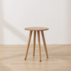 Grain and Frame - Light Solid Oak Scandinavian Dining Stool 2