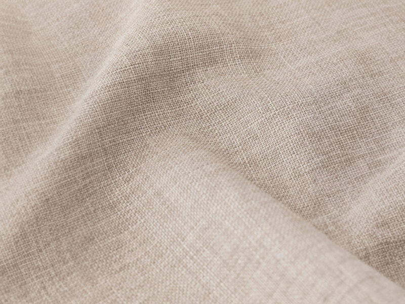 Grain and Frame - Natural Solid Oak Scandinavian Dining Chair with Oatmeal Linen 8