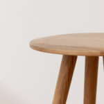 Grain and Frame Natural Solid Oak Scandinavian Dining Stool 2.jpg