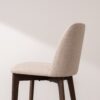 Grain and Frame   Dark Solid Oak Bar Stool 03 with Oatmeal Linen 4