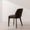 Grain and Frame   Dark Solid Oak Dining Chair 03 with Chocolate Velvet 3