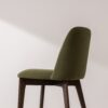 Grain and Frame   Dark Solid Oak Dining Chair 03 with Green Velvet 4