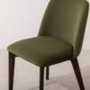 Grain and Frame   Dark Solid Oak Dining Chair 03 with Green Velvet 5