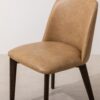 Grain and Frame   Dark Solid Oak Dining Chair 03 with Light Vegan Leather 5