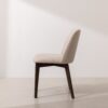 Grain and Frame   Dark Solid Oak Dining Chair 03 with Oatmeal Linen 2