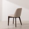 Grain and Frame   Dark Solid Oak Dining Chair 03 with Oatmeal Linen 3