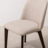 Grain and Frame   Dark Solid Oak Dining Chair 03 with Oatmeal Linen 5