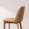 Grain and Frame   Light Solid Oak Bar Stool 03 with Light Vegan Leather 4