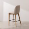 Grain and Frame   Light Solid Oak Bar Stool 03 with Oatmeal Linen 3