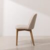 Grain and Frame   Light Solid Oak Dining Chair 03 with Oatmeal Linen 2