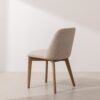 Grain and Frame   Light Solid Oak Dining Chair 03 with Oatmeal Linen 3