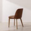 Grain and Frame   Light Solid Oak Dining Chair 03 with Tan Vegan Leather 3
