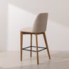 Grain and Frame   Natural Solid Oak Bar Stool 03 with Oatmeal Linen 3