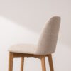 Grain and Frame   Natural Solid Oak Bar Stool 03 with Oatmeal Linen 4