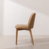 Grain and Frame   Natural Solid Oak Dining Chair 03 with Light Vegan Leather 2