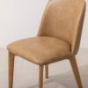 Grain and Frame   Natural Solid Oak Dining Chair 03 with Light Vegan Leather 5