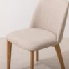 Grain and Frame   Natural Solid Oak Dining Chair 03 with Oatmeal Linen 5
