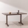 Dark solid oak Dining Table 02