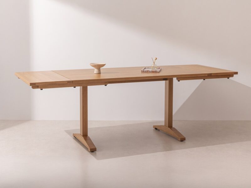 Natural solid oak Dining Table 02